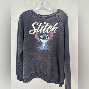 Disney Lilo & Stitch Dark Grey Sweater with Stitch